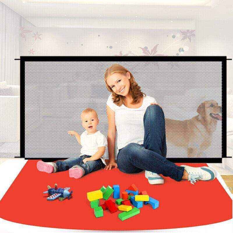 Dog Pet Gate Mesh Safe Fence Barrier Guard Stair Enclosure Baby Puppy Safety Net - Image 6
