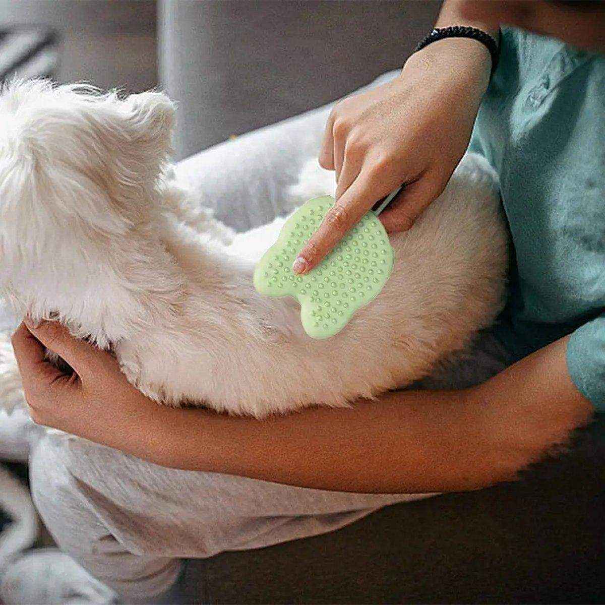 Pet Silicone Cat Gloves Bath Brush Cat Dog Hair Cleaning Comb - Image 7