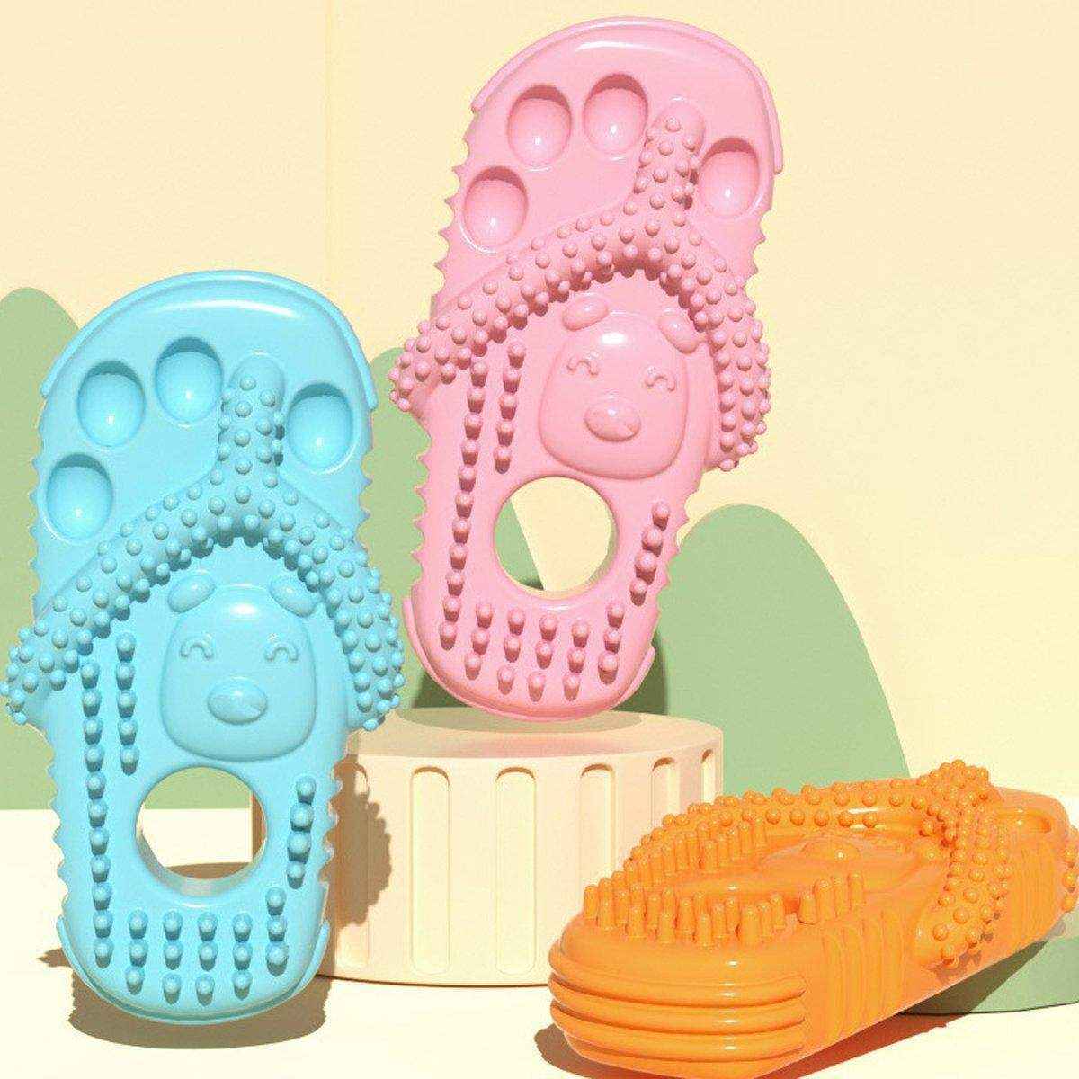 Pet Toys Bite Slippers Dog Chewing Molars Bite Resistant Cleaning Toys Cat Toys - Image 9