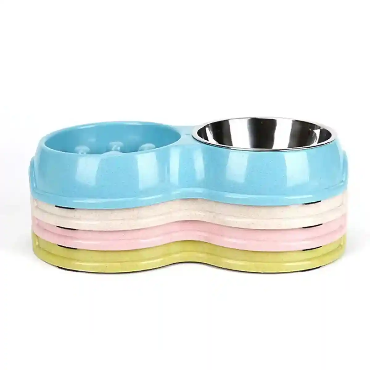 Pet Slow Eating Bowl with Stainless Steel Dog Bowls - Image 7