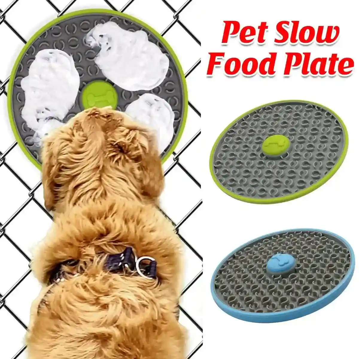 Pet Slow Feeder Lick Mat with Suction Cups - Image 2