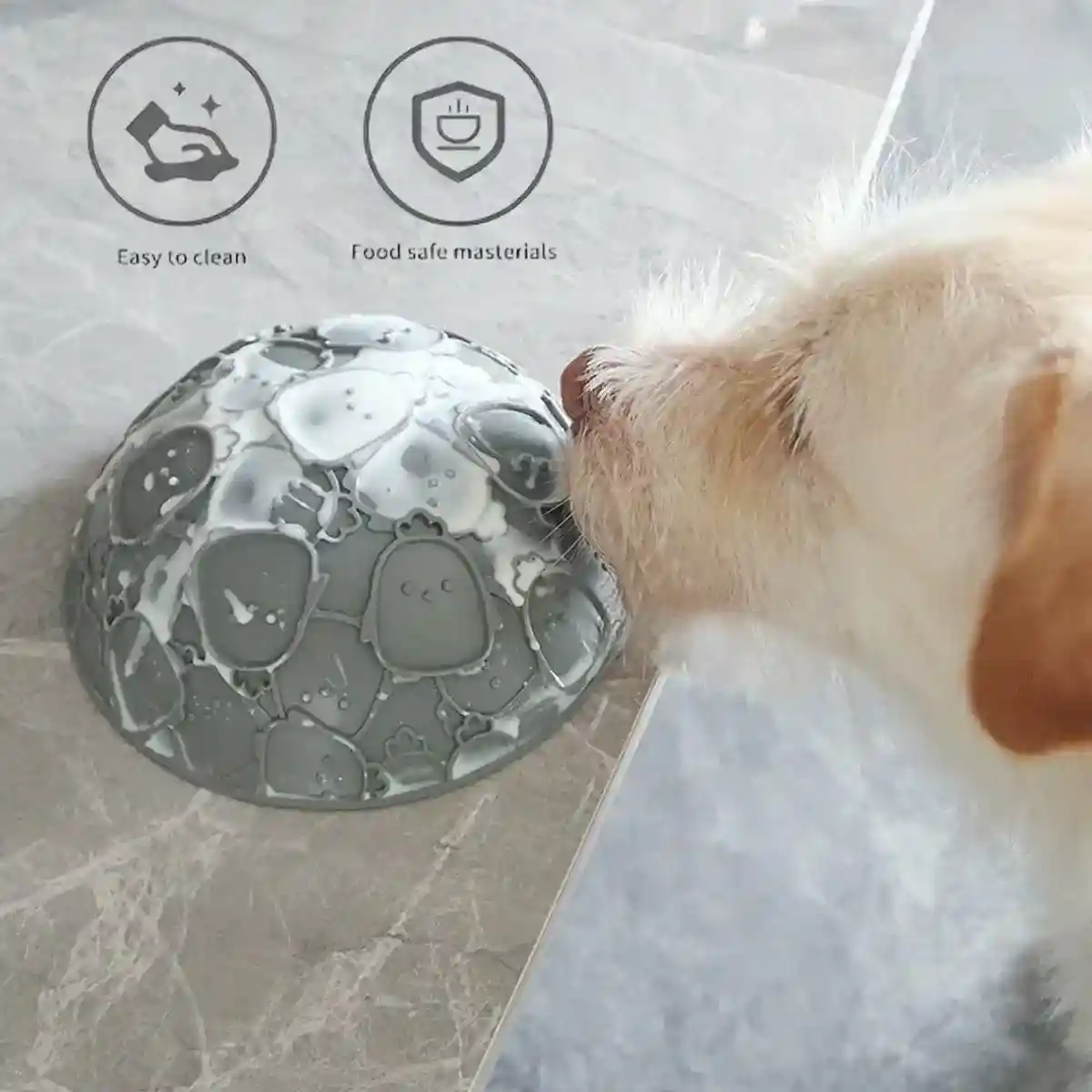 Pet Slow Food Bowl Silicone Double Sided Lick Bowl for Dogs and Cats Eating - Image 10