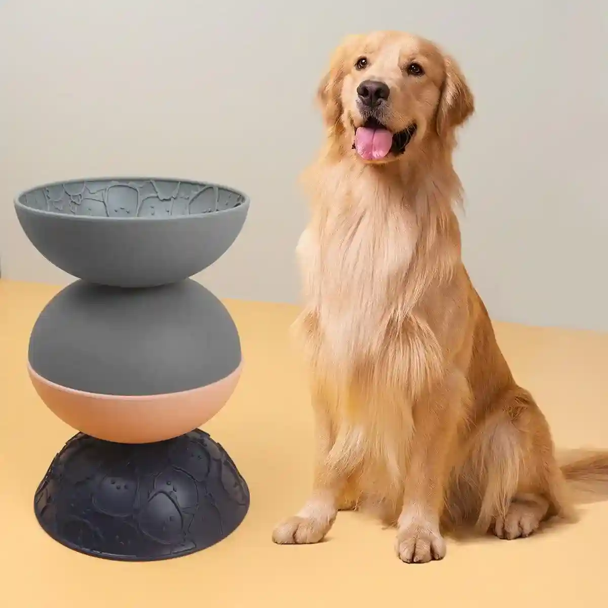 Pet Slow Food Bowl Silicone Double Sided Lick Bowl for Dogs and Cats Eating - Image 12