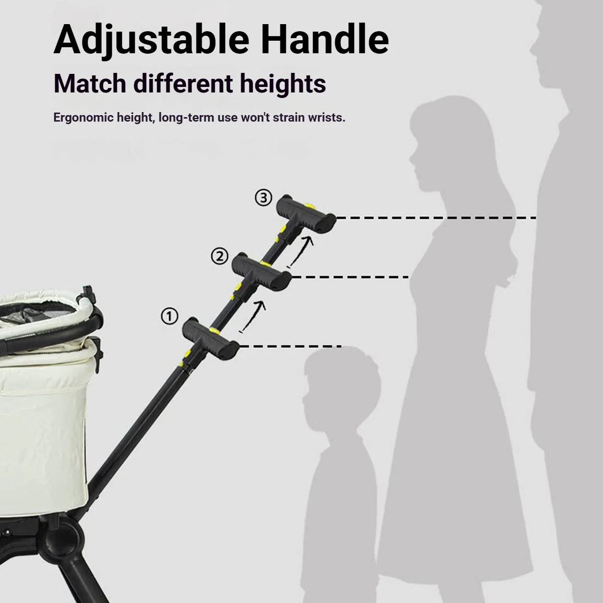 Pet Stroller Lightweight Foldable Pet Travel Stroller - Image 9