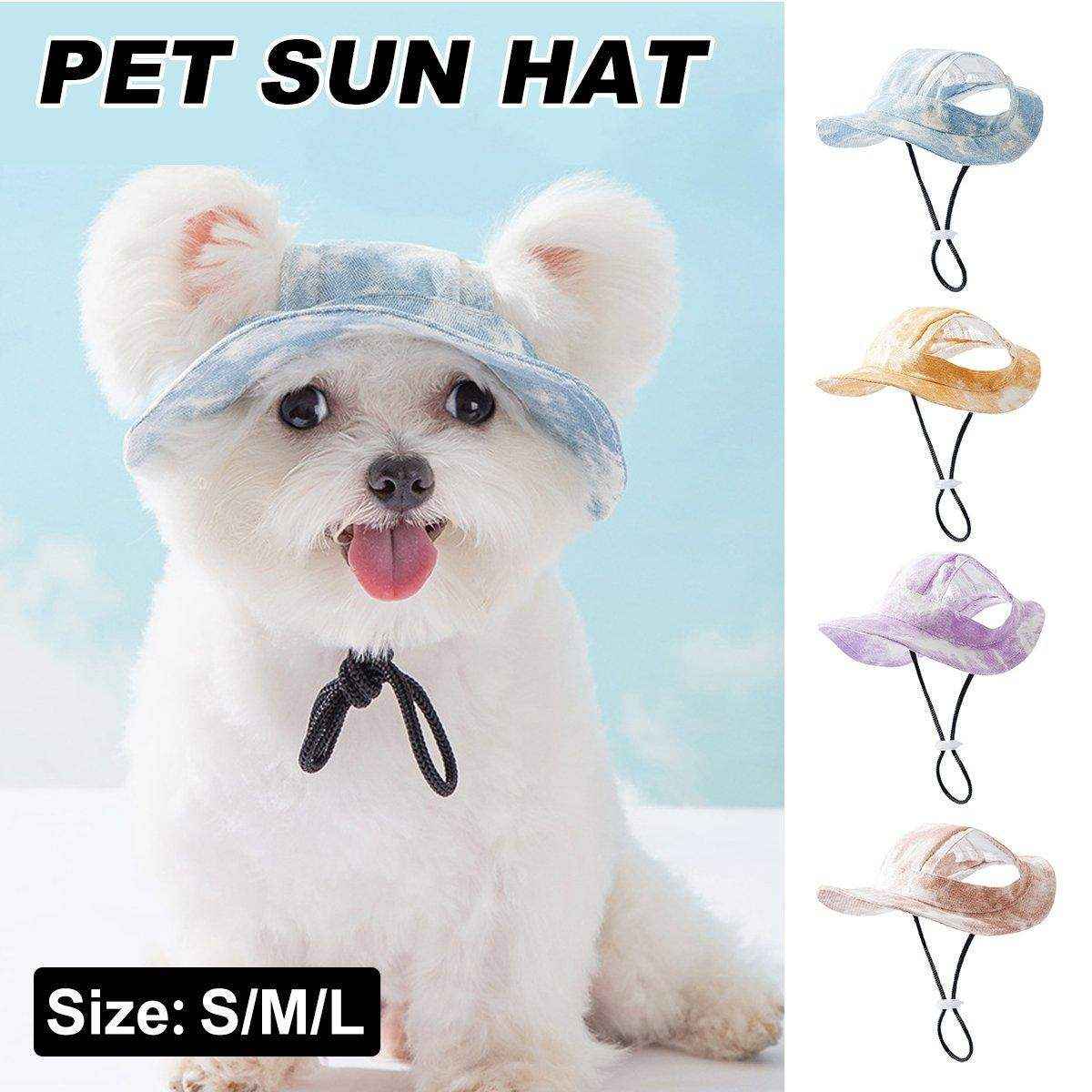 Pet Hat Cute Leaky Ears Anti-shedding Adjustable Fisherman Hat - Image 2