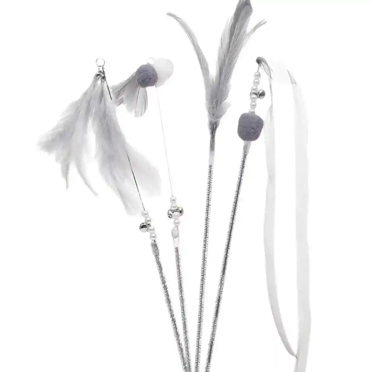 Pet Supplies Cat Toy Cat Tease Stick Self-playing Bell Fairy Stick - Image 15