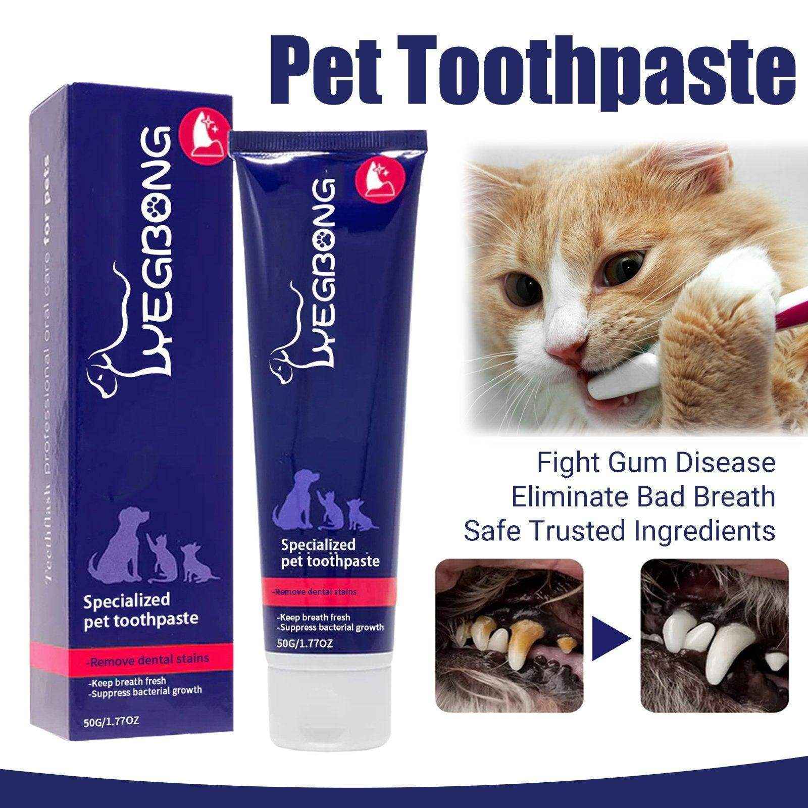 Enzyme-Based Pet Toothpaste for Fresh Breath & Healthy Gums