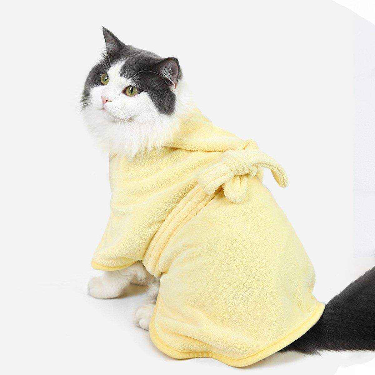 Absorbent Dog and Cat Bath Towel Microfiber Pet Bathrobe - Image 10