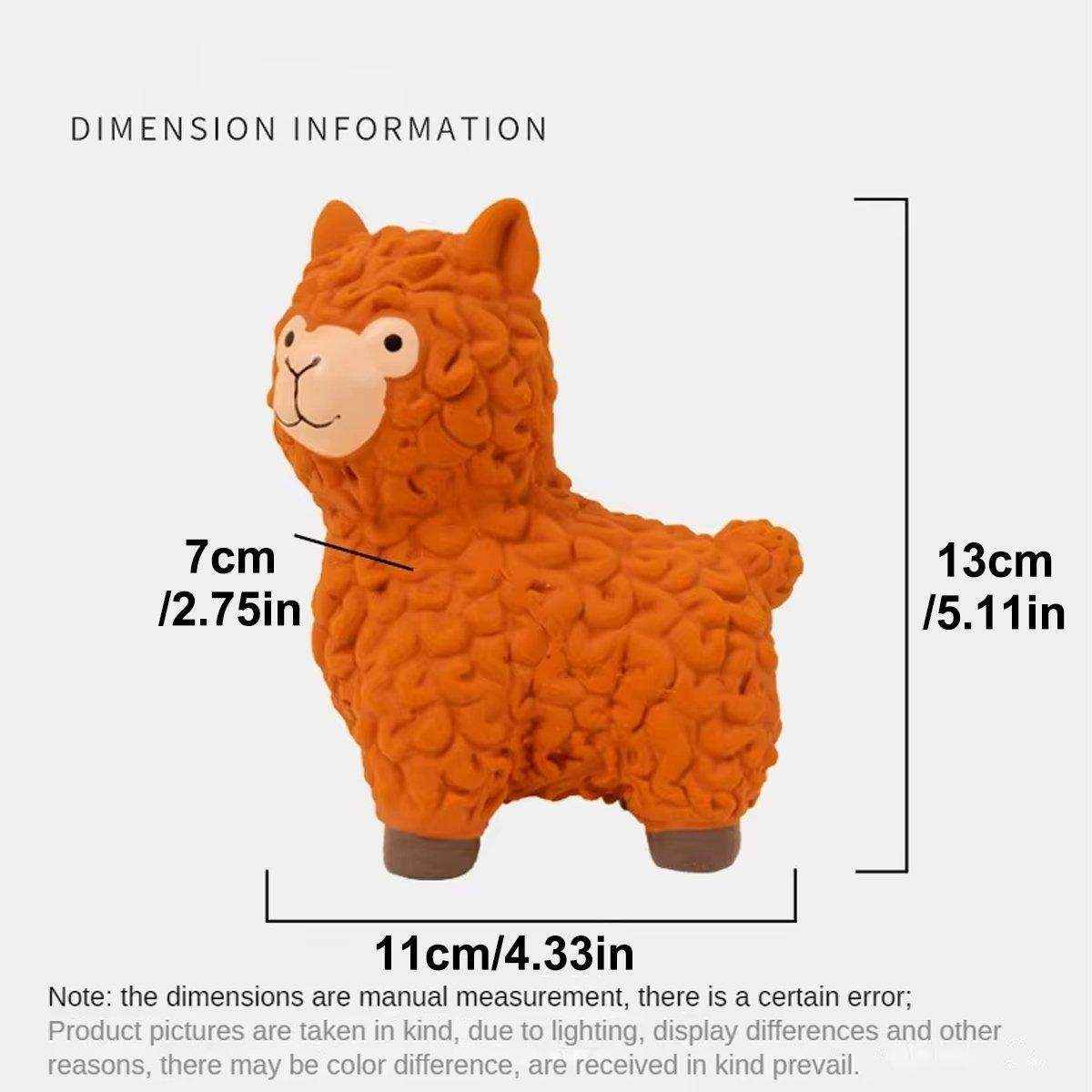 Pet Toy Latex Toy Sound Alpaca Bite Resistant Molars Cartoon Alpaca Dog Toy - Image 10