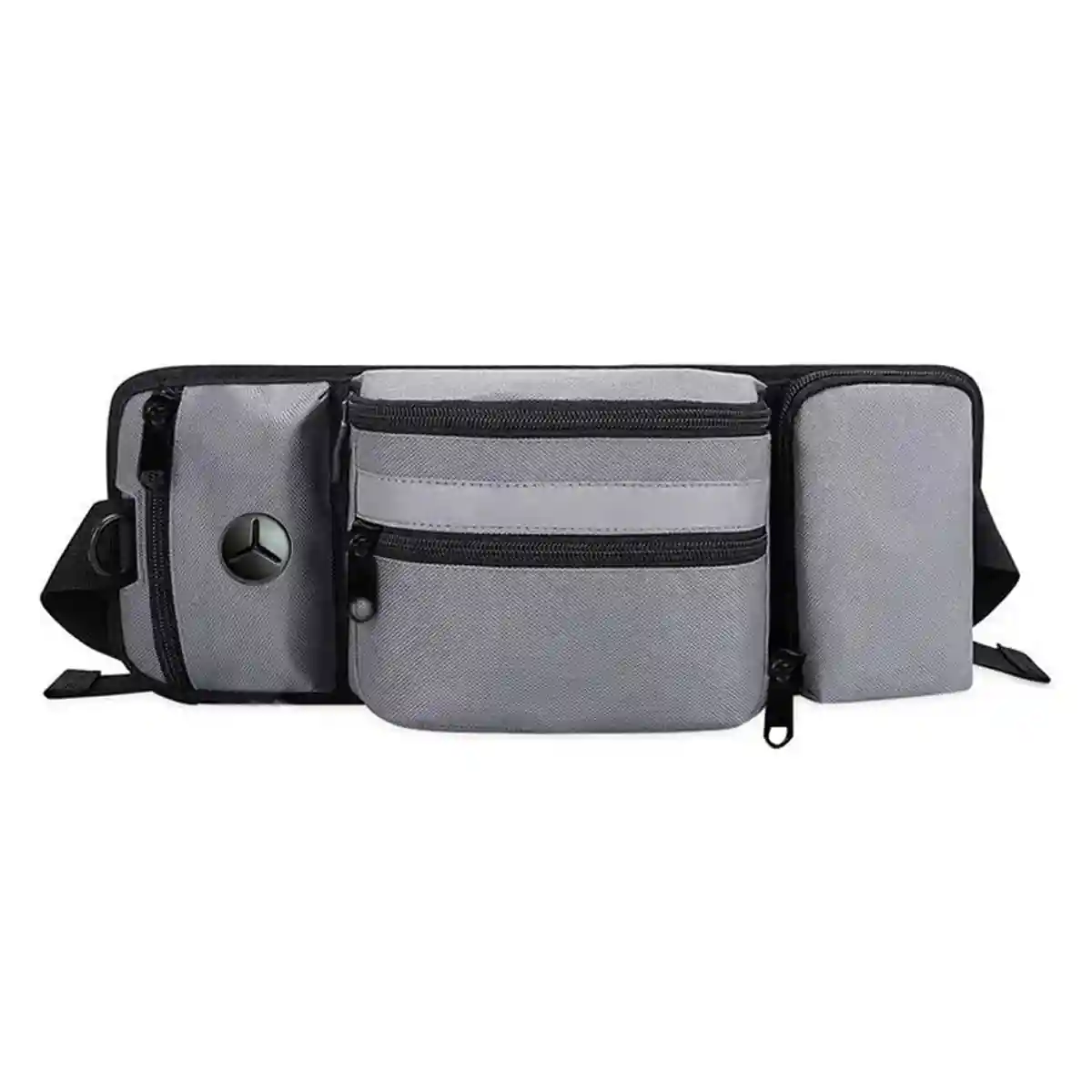 Dog Treat Pouch Adjustable Dog Walking Waist Bag with Pockets - Image 2