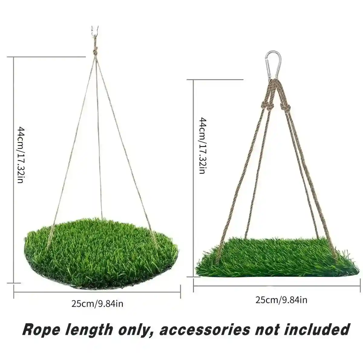 Pet Turf Hammock Ideal for Parrots Hamsters & Squirrels - Image 5