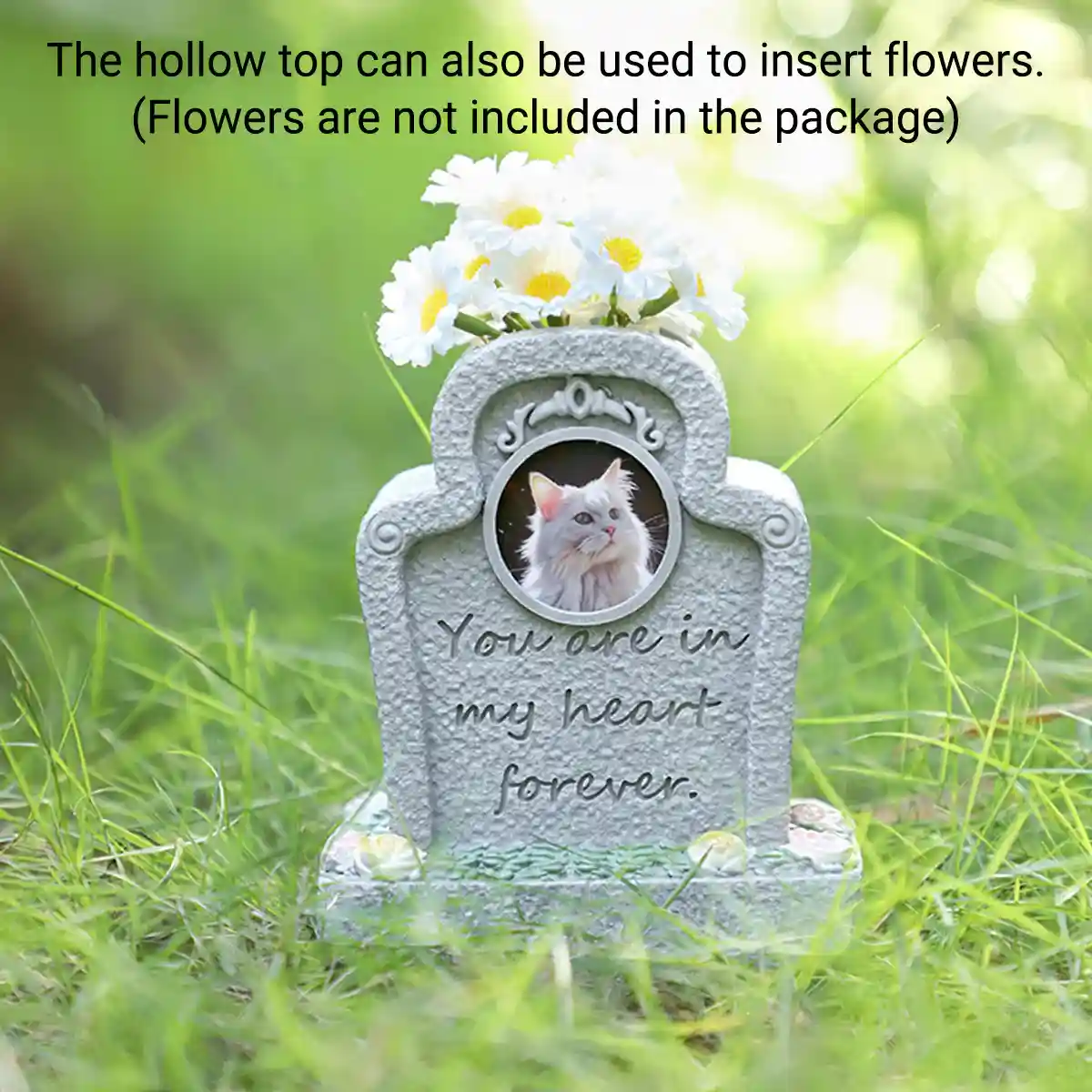 Handcrafted Resin Pet Urn Memorial Box with 3D Carving Design - Image 6