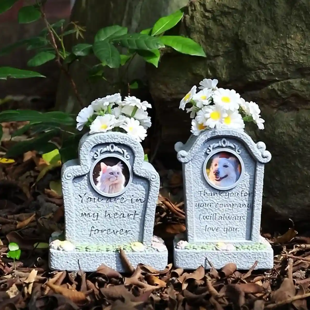 Handcrafted Resin Pet Urn Memorial Box with 3D Carving Design - Image 8