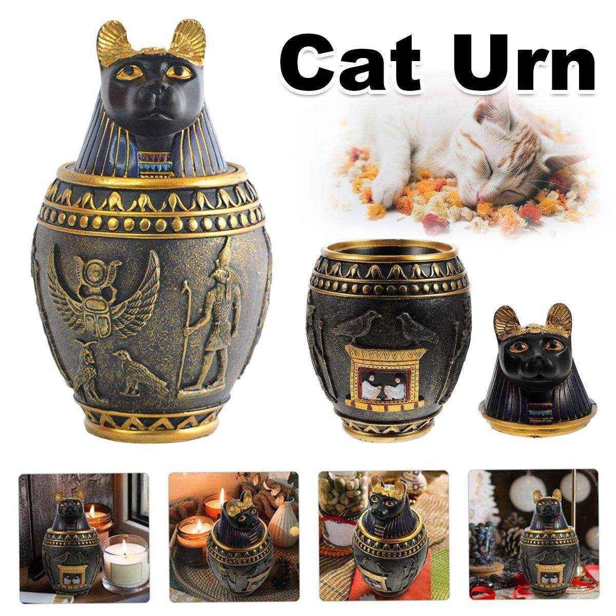 Pet Urn Storage Jar Decorative Ornament for Home Memorial Ashes Container - Image 2