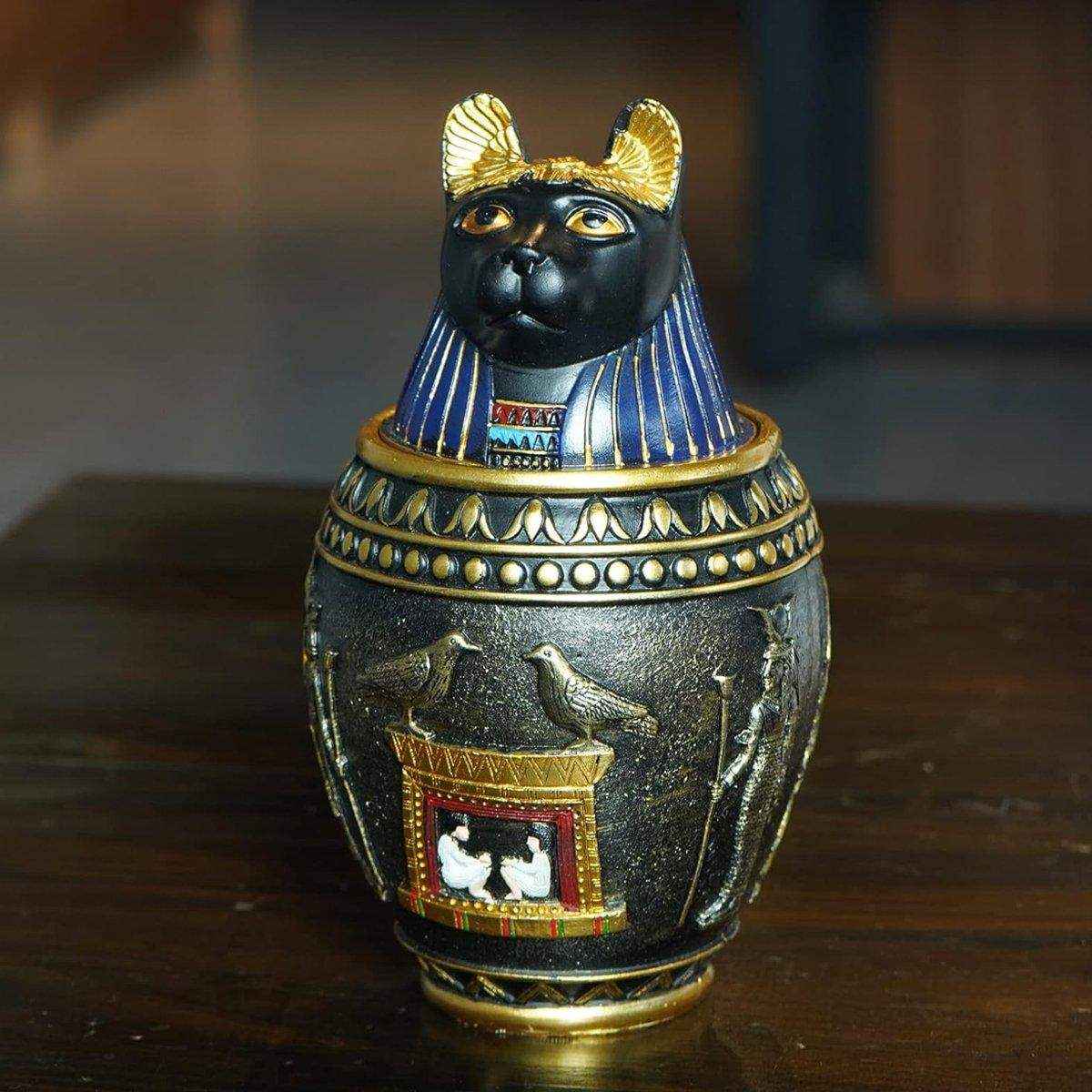 Pet Urn Storage Jar Decorative Ornament for Home Memorial Ashes Container - Image 4