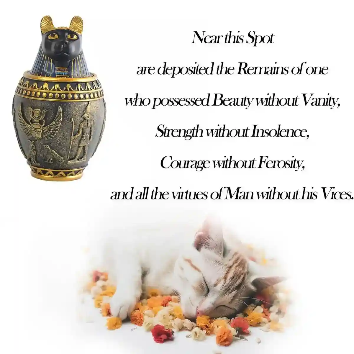 Pet Urn Storage Jar Decorative Ornament for Home Memorial Ashes Container - Image 5