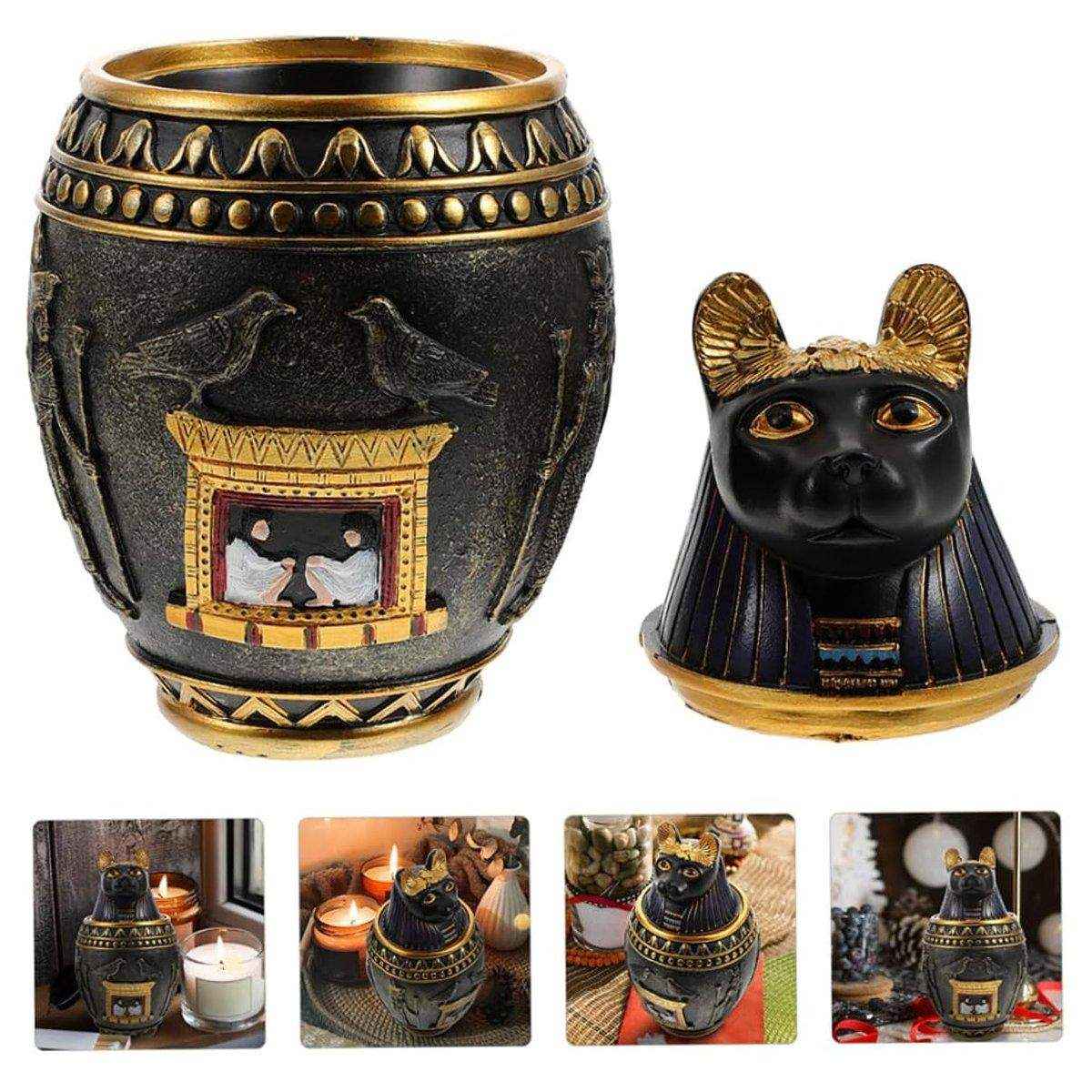 Pet Urn Storage Jar Decorative Ornament for Home Memorial Ashes Container - Image 9