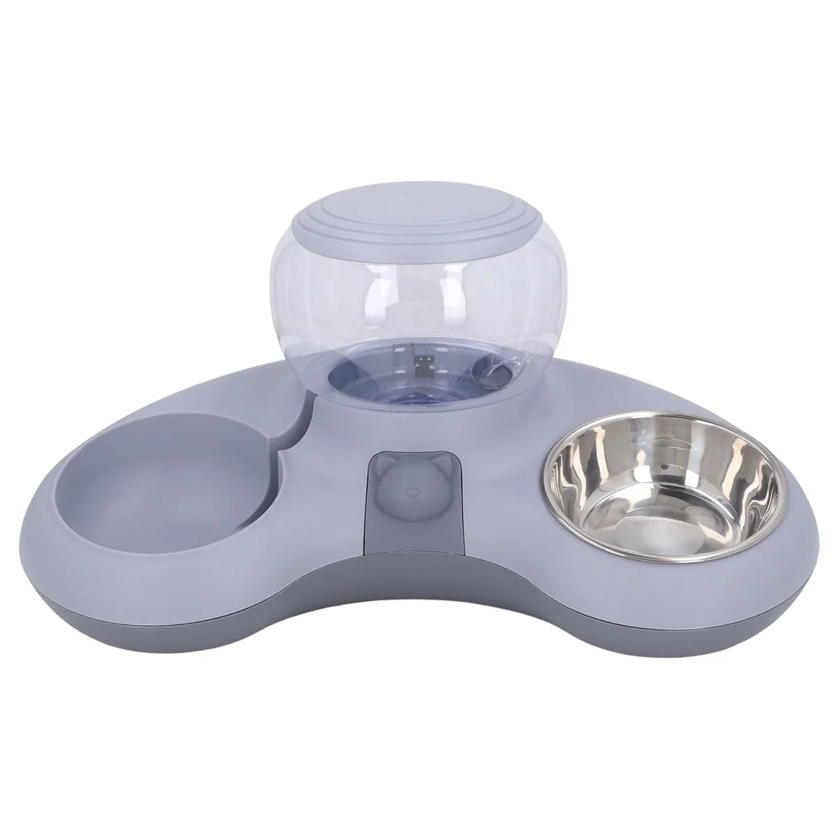 Pet Water Food Bowl With 1.4L Removable Tank Leak Proof Auto Gravity Feeder - Image 2
