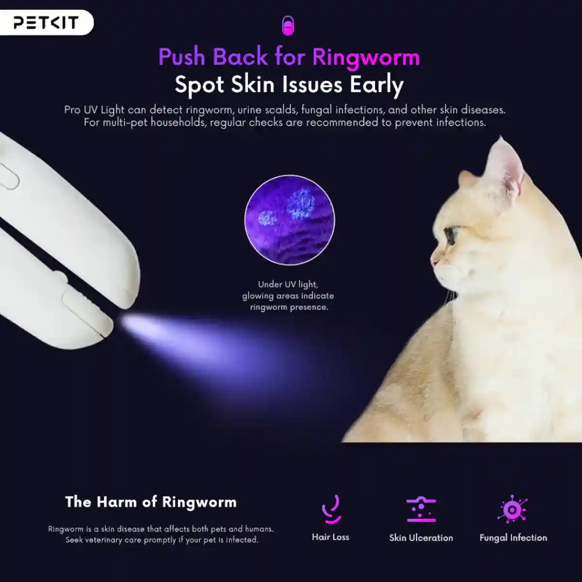 PETKIT Pet LED Nail Clippers Dual Light Design for Safe & Precise Trimming - Image 13