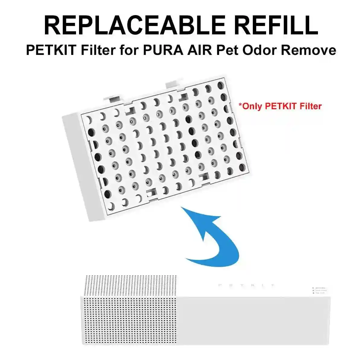 PETKIT Small Pet Air Freshener Filter Cartridge for Air Purification - Image 9