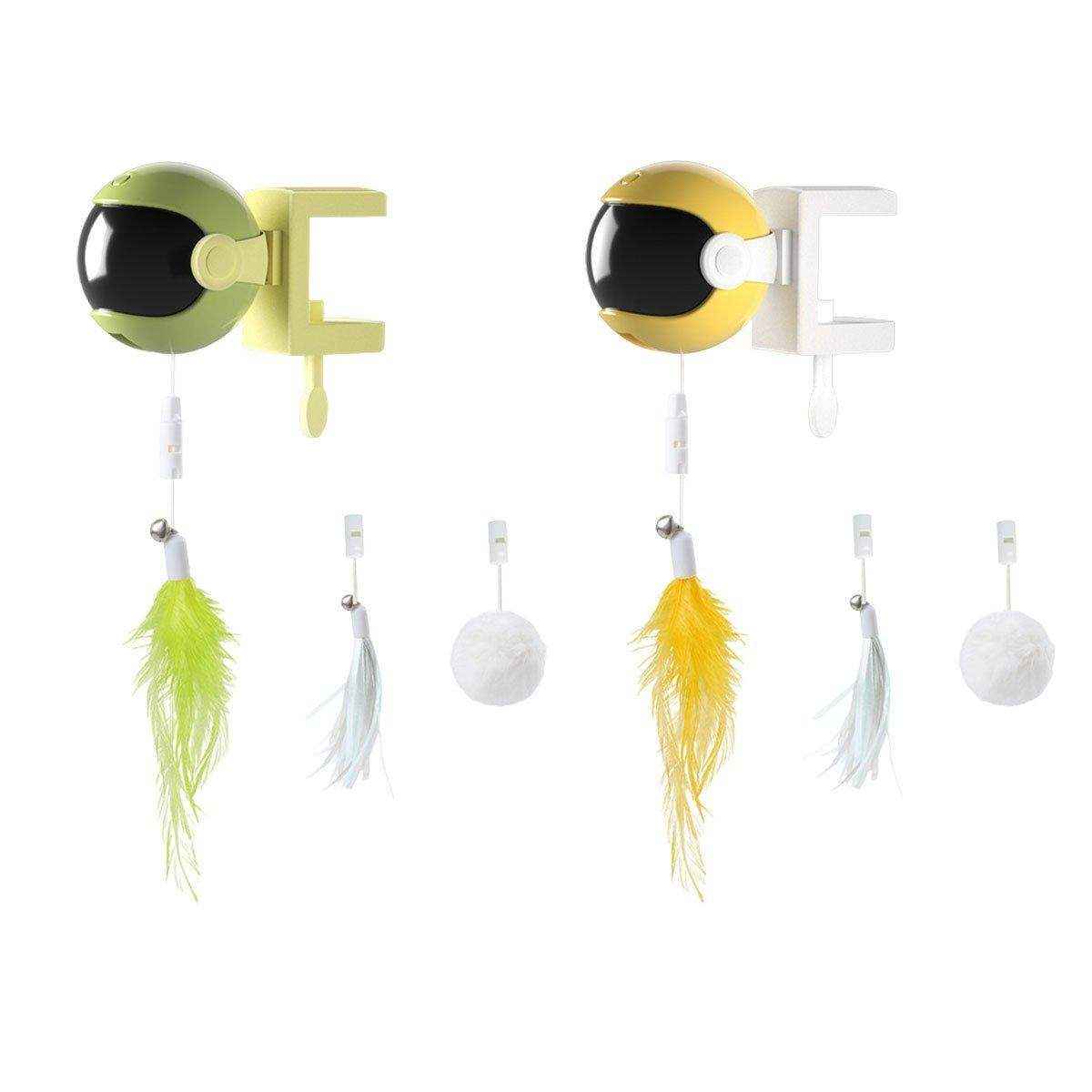 Smart Automatic Cat Toy Self-Amusement Electric Teasing Stick Magic Cat Device - Image 2