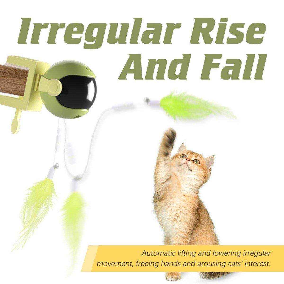Smart Automatic Cat Toy Self-Amusement Electric Teasing Stick Magic Cat Device - Image 6