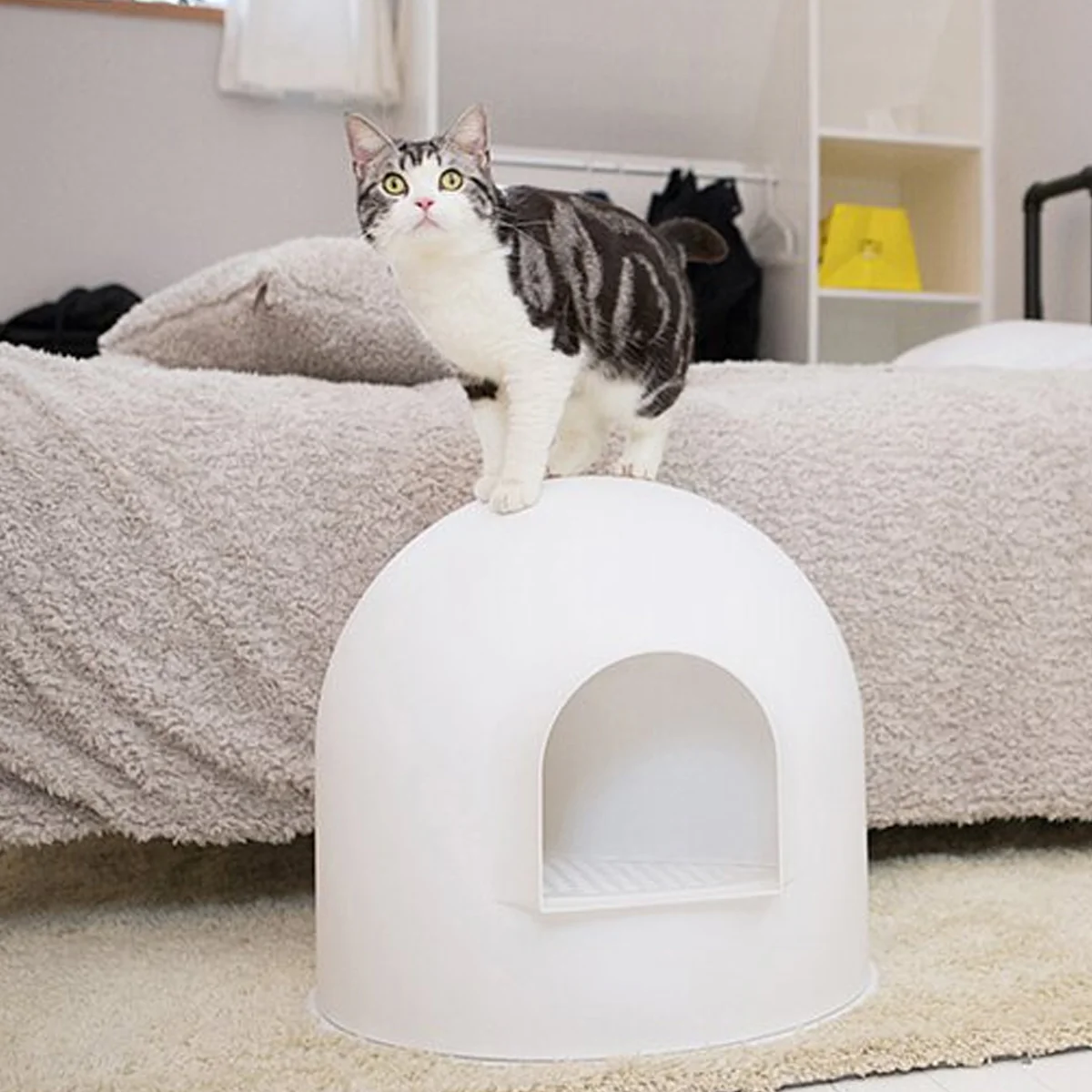 PIDAN Semi-Enclosed Cat Litter Box - Image 11