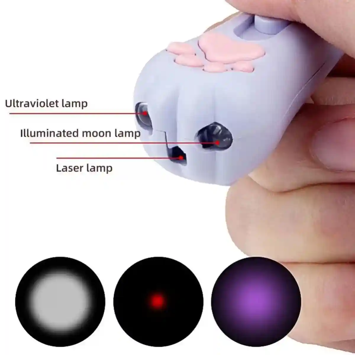 Playing Toy Dog Pet Laser Pointer LED Interactive Cat Claw Shape - Image 11