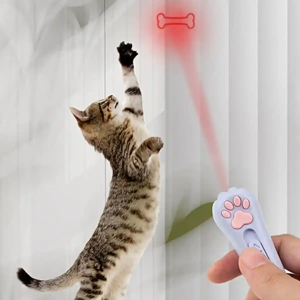 Playing Toy Dog Pet Laser Pointer LED Interactive Cat Claw Shape - Image 12