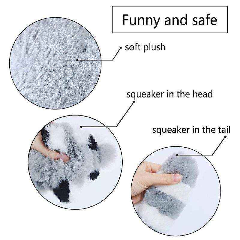 Durable Plush Dog Toy with Squeaky Feature for Medium Breeds 45 cm - Image 7