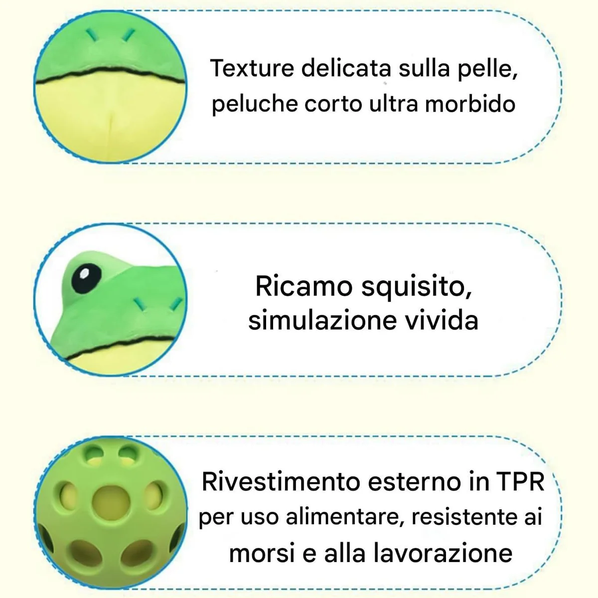 Plush Dog Toy Squeaky Frog Chew Toy - Image 11
