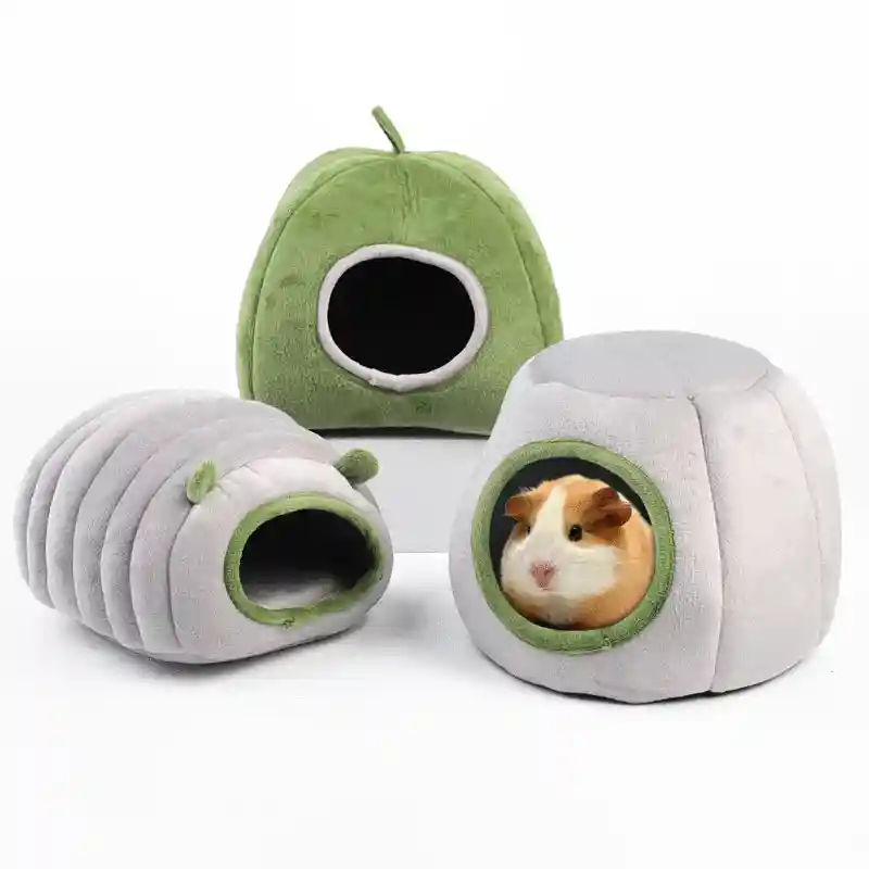 Plush Hamster House for Small Pets Cozy and Stylish Bed - Image 18