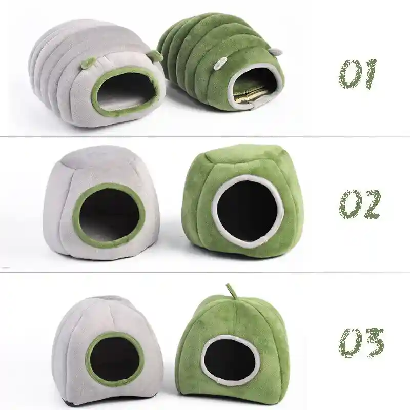 Plush Hamster House for Small Pets Cozy and Stylish Bed - Image 20