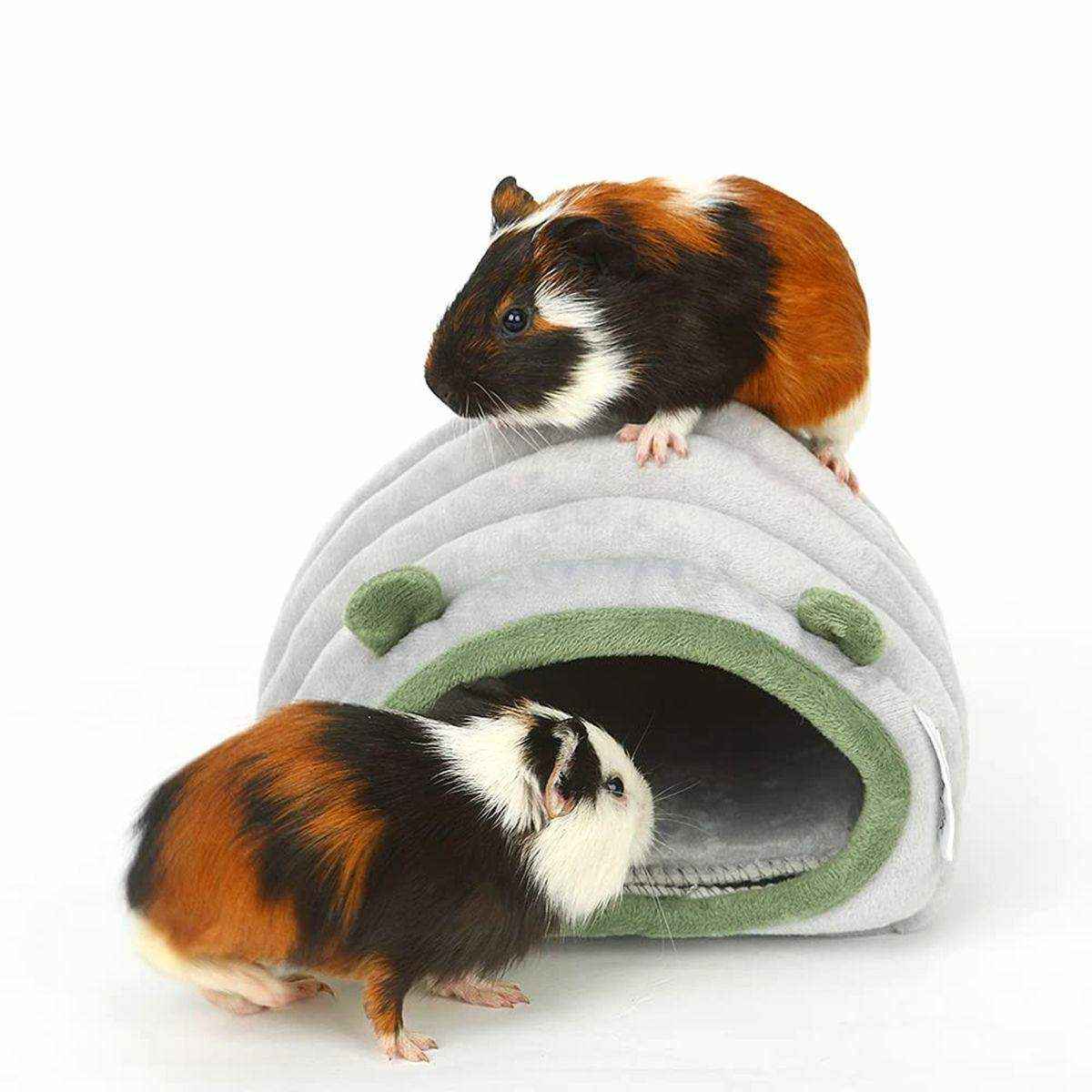 Plush Hamster House for Small Pets Cozy and Stylish Bed - Image 9