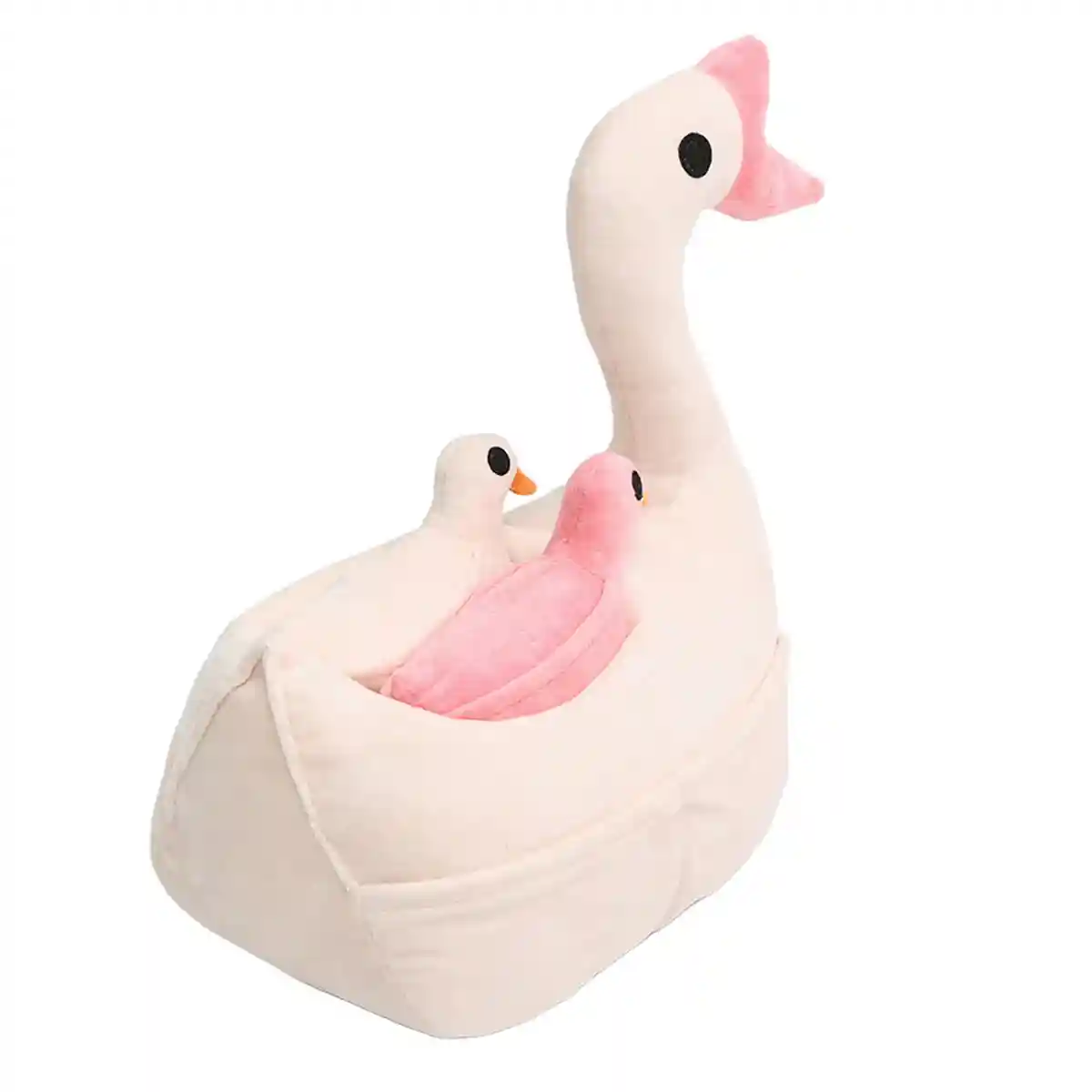 Plush Pet Goose Toy Interactive Squeaky Dog Enrichment Toy - Image 12