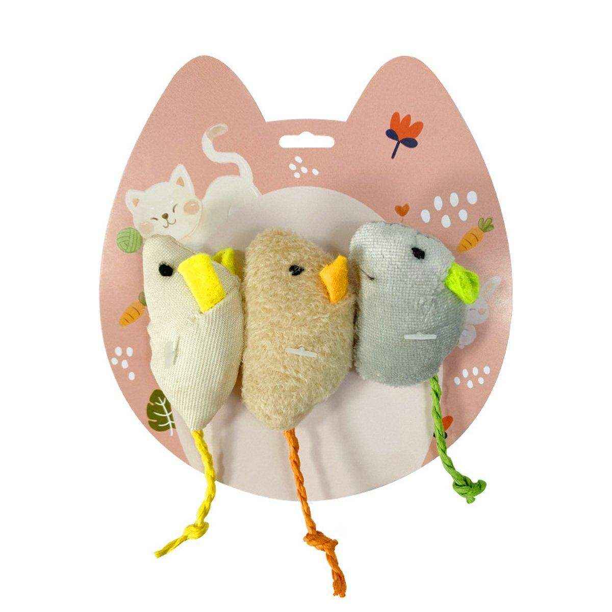 Plush Simulation Catnip Mouse Cat Toy Scratch-Resistant Molar Fun Toy - Image 4