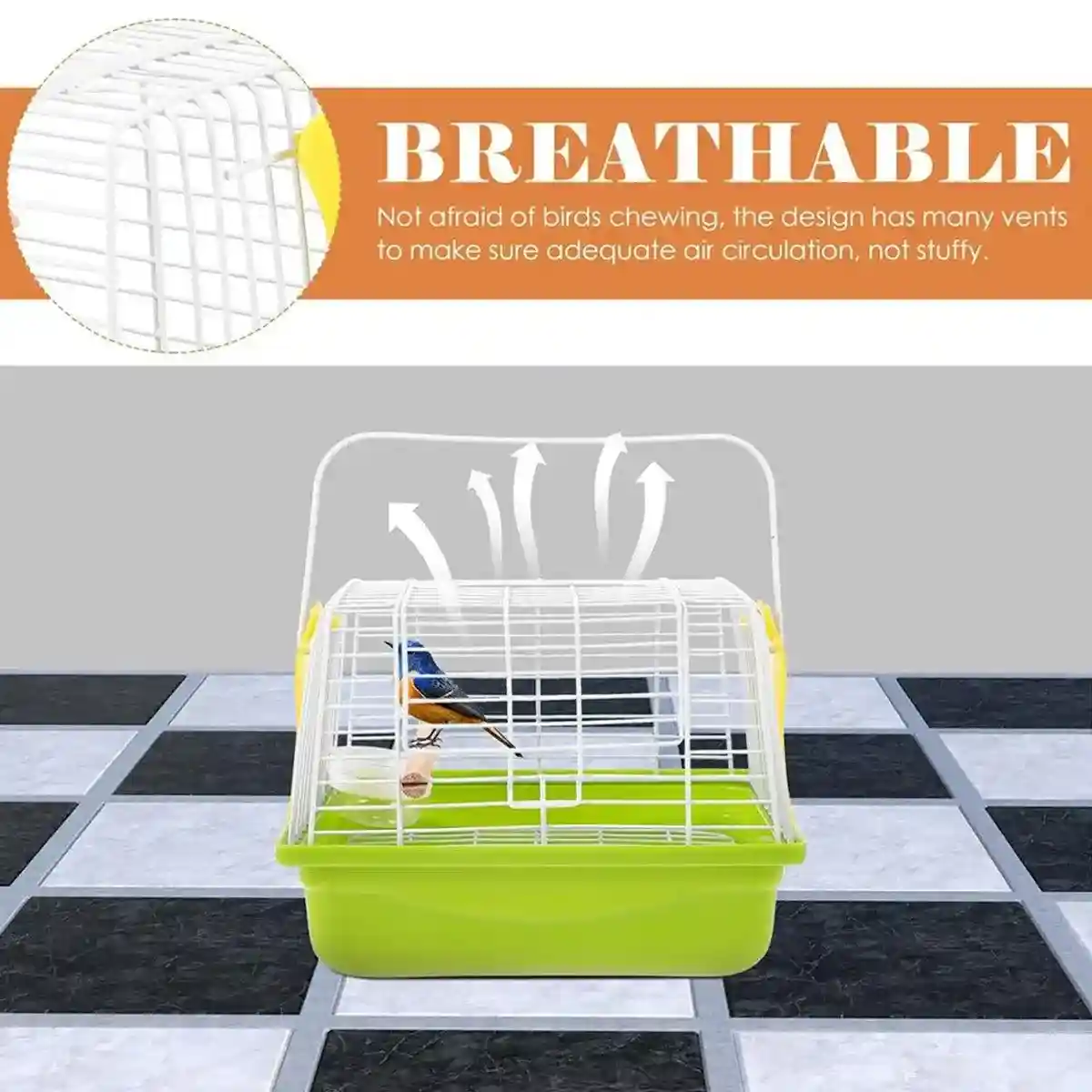 Portable Bird Cage for Small Pets Travel-Friendly & Durable Design - Image 3