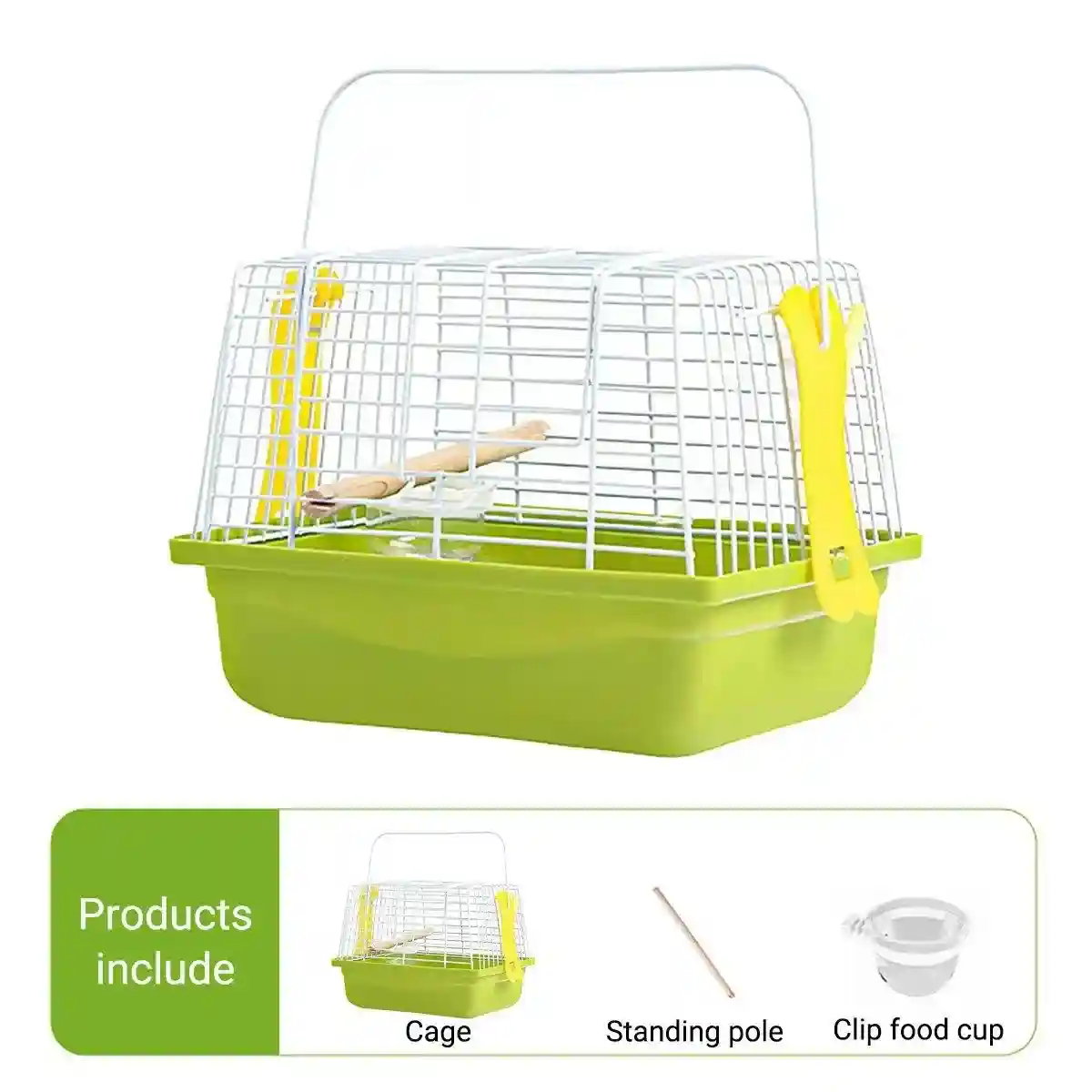 Portable Bird Cage for Small Pets Travel-Friendly & Durable Design - Image 9