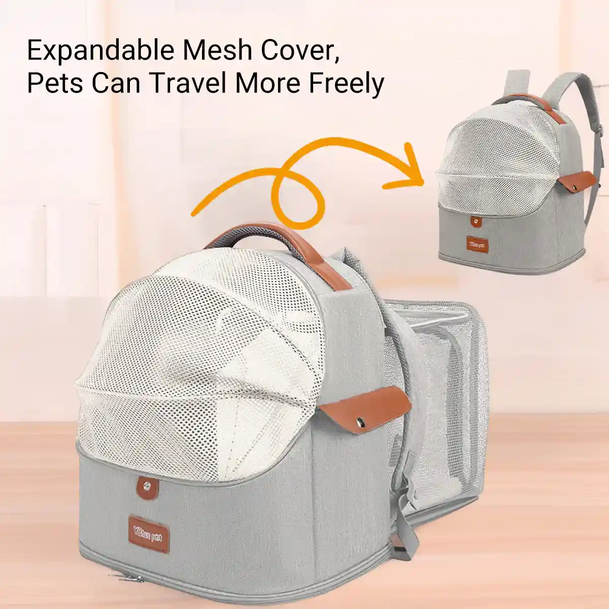 Breathable Pet Travel Backpack Carrier Portable & Expandable Design - Image 4