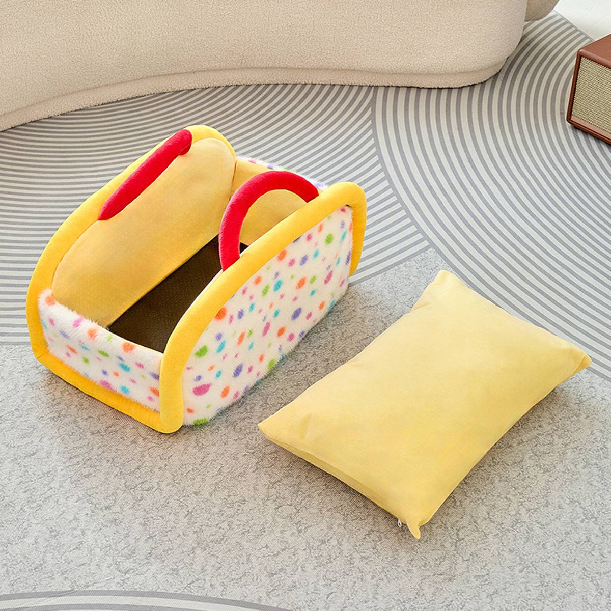 Portable Cat Bed With Handle - Image 12