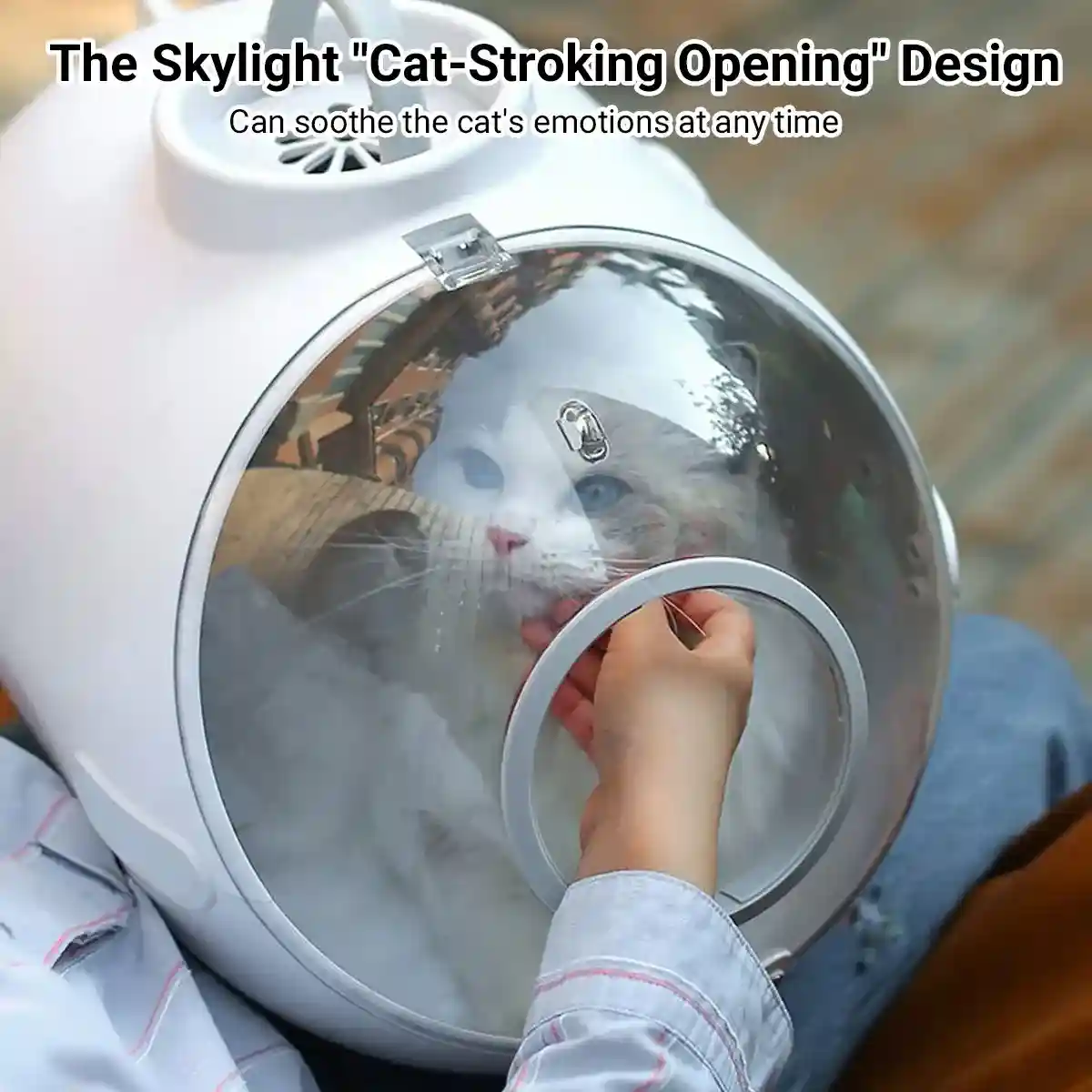 Portable Pet Carrier Bag With Built-In Fan & Ventilation System - Image 14