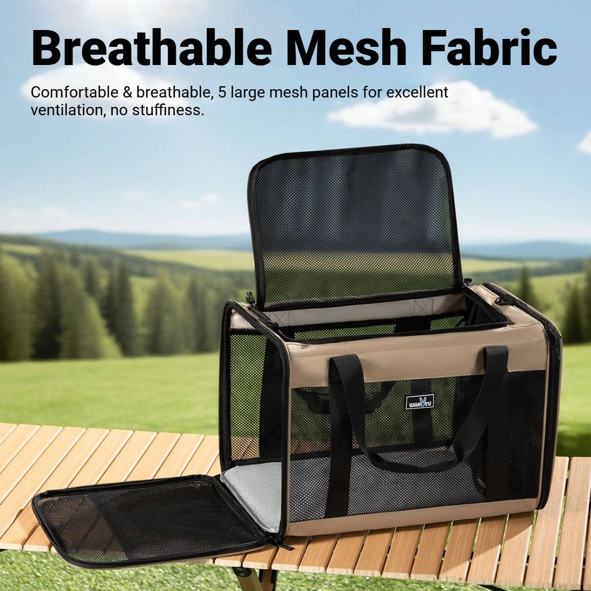 Portable Expandable Pet Carrier For Cats & Small Dogs - Image 8