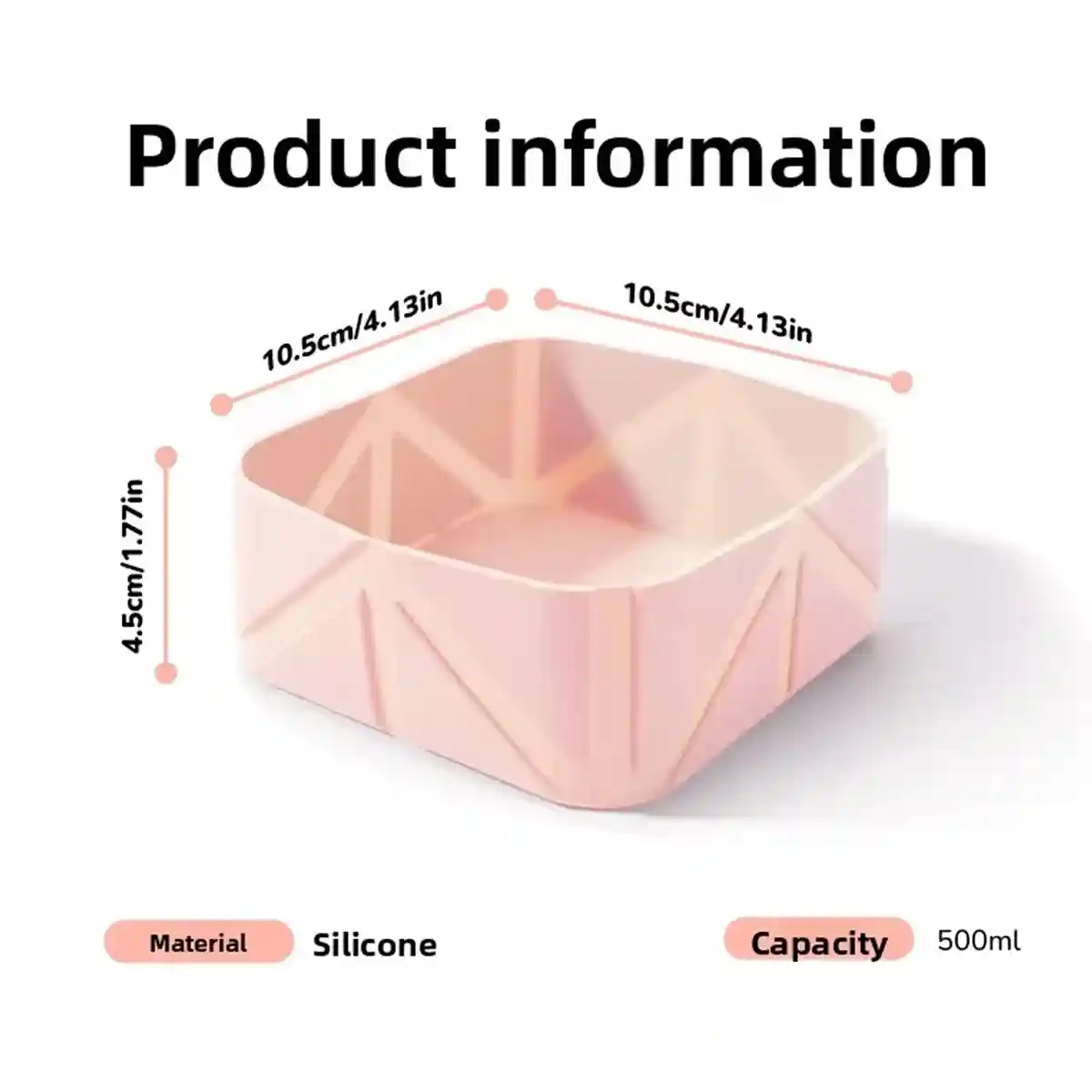 Portable Foldable Pet Bowl Collapsible Silicone Travel Feeder - Image 4