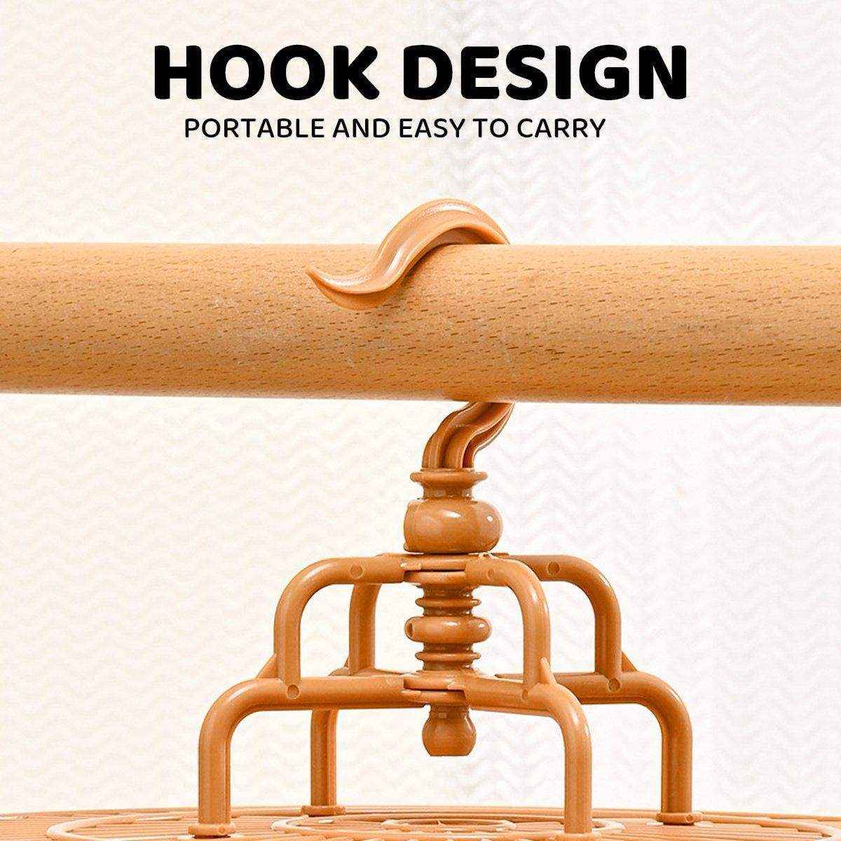 Elegant Portable Luxury Bird Round Cage for Small to Medium-Sized Birds - Image 5
