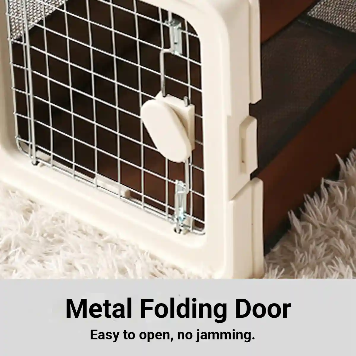 Portable Pet Carrier Foldable Breathable Travel Cage - Image 10