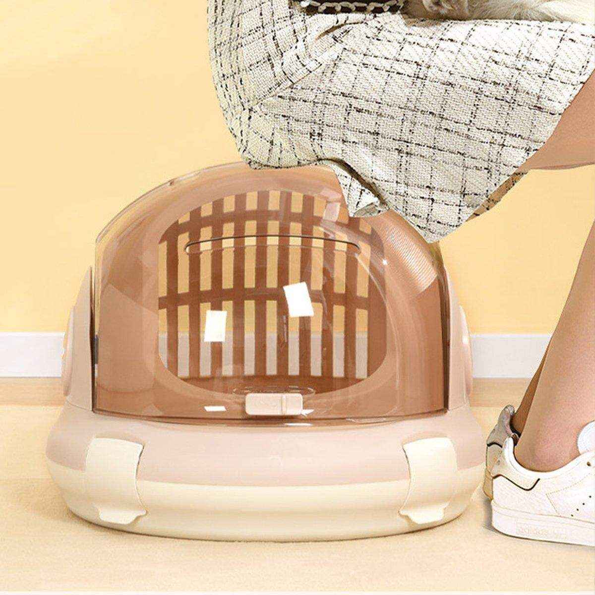 Portable Cat Carrier Space Capsule Large Capacity Aviation Travel Cat Crates - Image 8