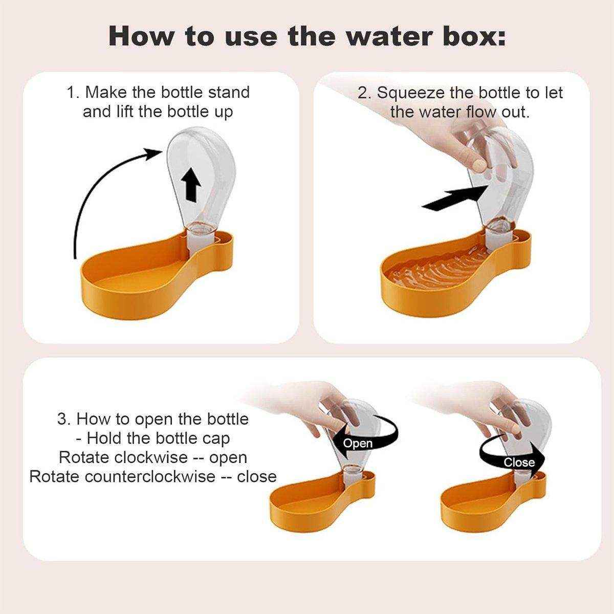 Portable Pet Water Bottle Outdoor Feeder Dual Purpose Drinking Cup Travel Use - Image 11