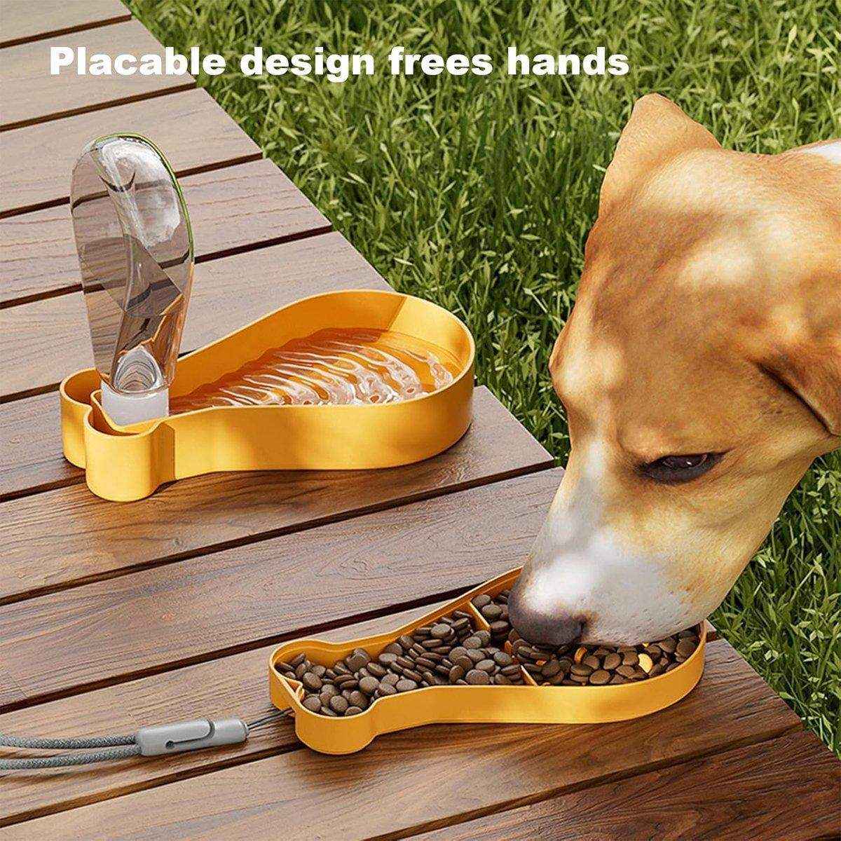 Portable Pet Water Bottle Outdoor Feeder Dual Purpose Drinking Cup Travel Use - Image 12