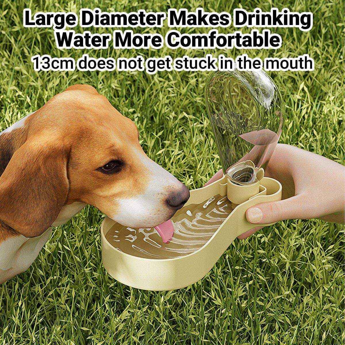 Portable Pet Water Bottle Outdoor Feeder Dual Purpose Drinking Cup Travel Use - Image 7