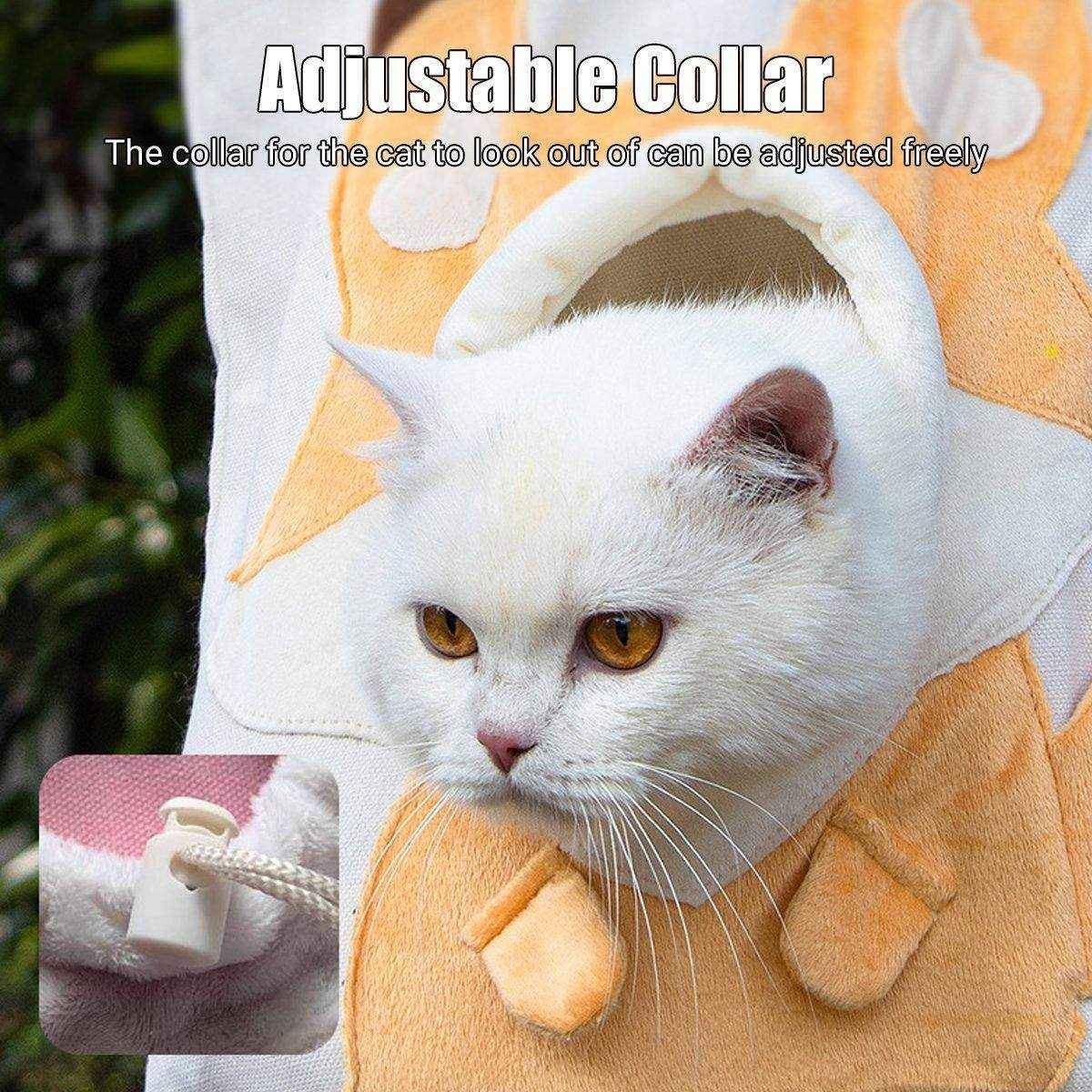Portable Cat Carrier Bag Pet Sling Breathable & Scratch-Resistant - Image 5